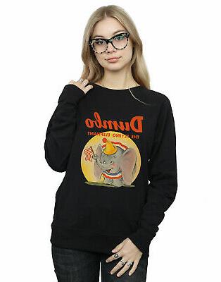 disney donna dumbo flying elephant felpa