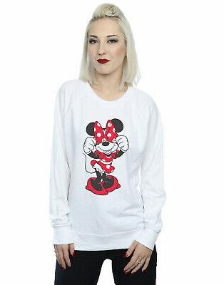 disney donna minnie mouse bow eyes felpa