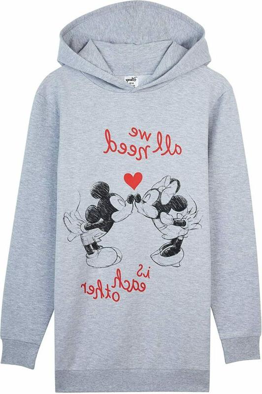 disney felpa vestito donna minnie felpe oversize