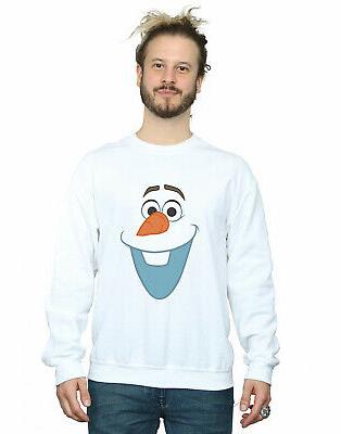 disney uomo frozen olaf face felpa