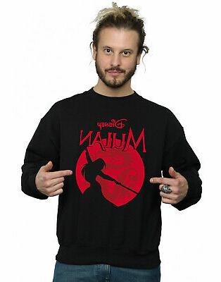 disney uomo mulan dragon silhouette felpa