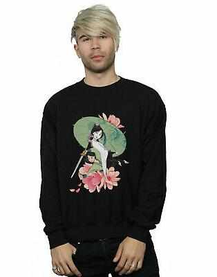 disney uomo mulan magnolia collage felpa