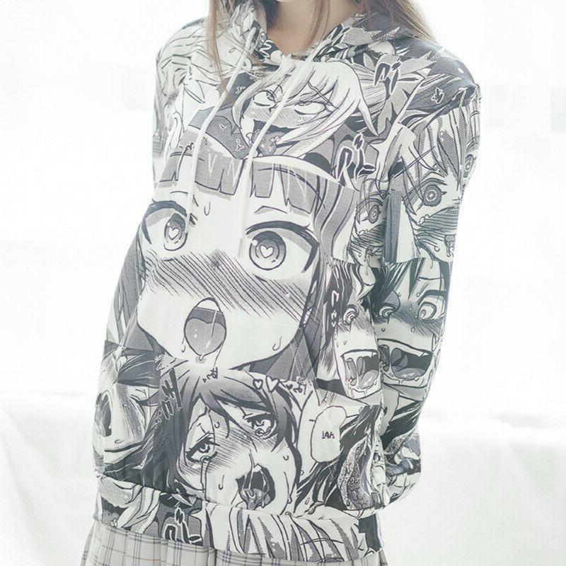 donna bambina felpa con cappuccio stampato top
