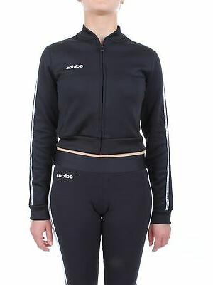donna ej9669 nero con zip autunno inverno