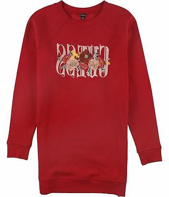 donna embroide rosso x small