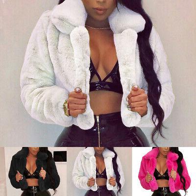 donna pelliccia finta soffice cappotto felpa giacca