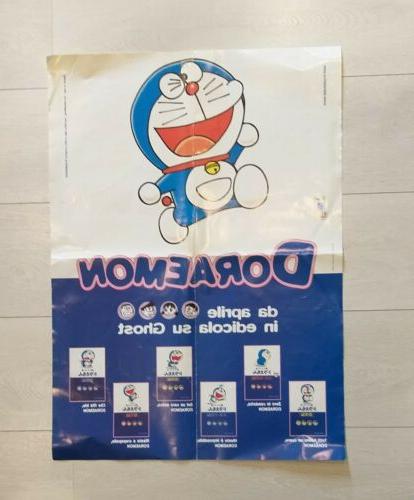 doraemon manifesto pubblicitario edicola manga anime cartoni