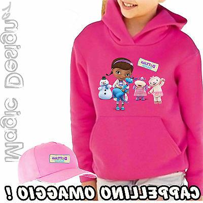 dottoressa peluche dotty gioco felpa sweat e