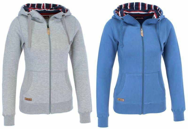 easy multistriped donna felpa con cappuccio