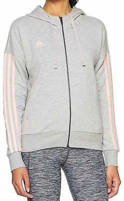 ADIDAS ESS 3S FELPA DONNA GRIGIA ZIP CZ5725