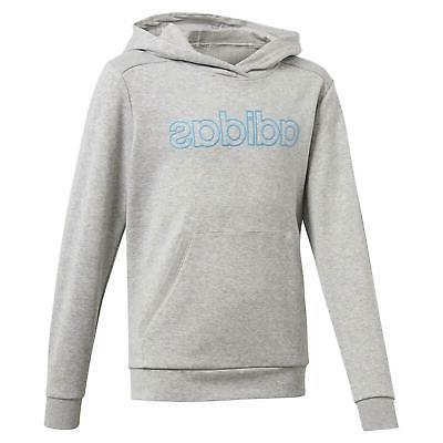 essentials junior sports lineare felpa grigio bambini