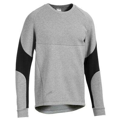 evostripe crew felpe abbigliamento uomo grigio
