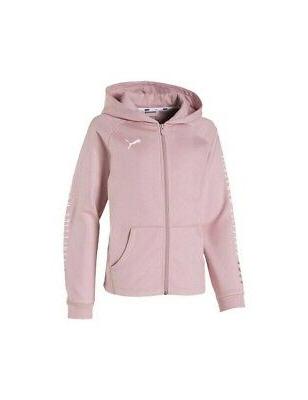felpa alpha jacket ragazza cappuccio cotone rosa