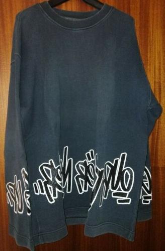 felpa anni 90 taglia m graffiti vintage