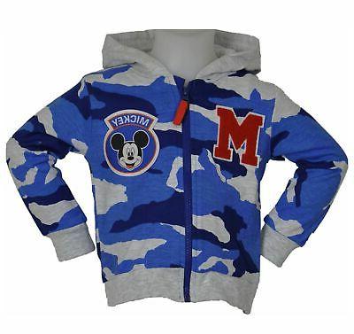 felpa baby bambino cotone camuflage cappuccio zip