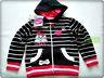 FELPA DISNEY BAMBINA CON CAPPUCCIO MAGLIA COTONE ZIP MANICA 