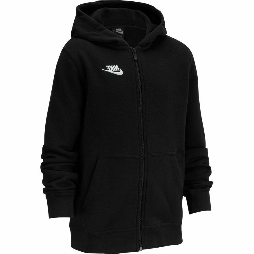 felpa bambino cotone felpato full zip cappuccio