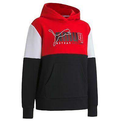 felpa bambino cotone jersey rosso nero 583195