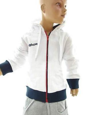felpa bambino maglia top can bianco tg