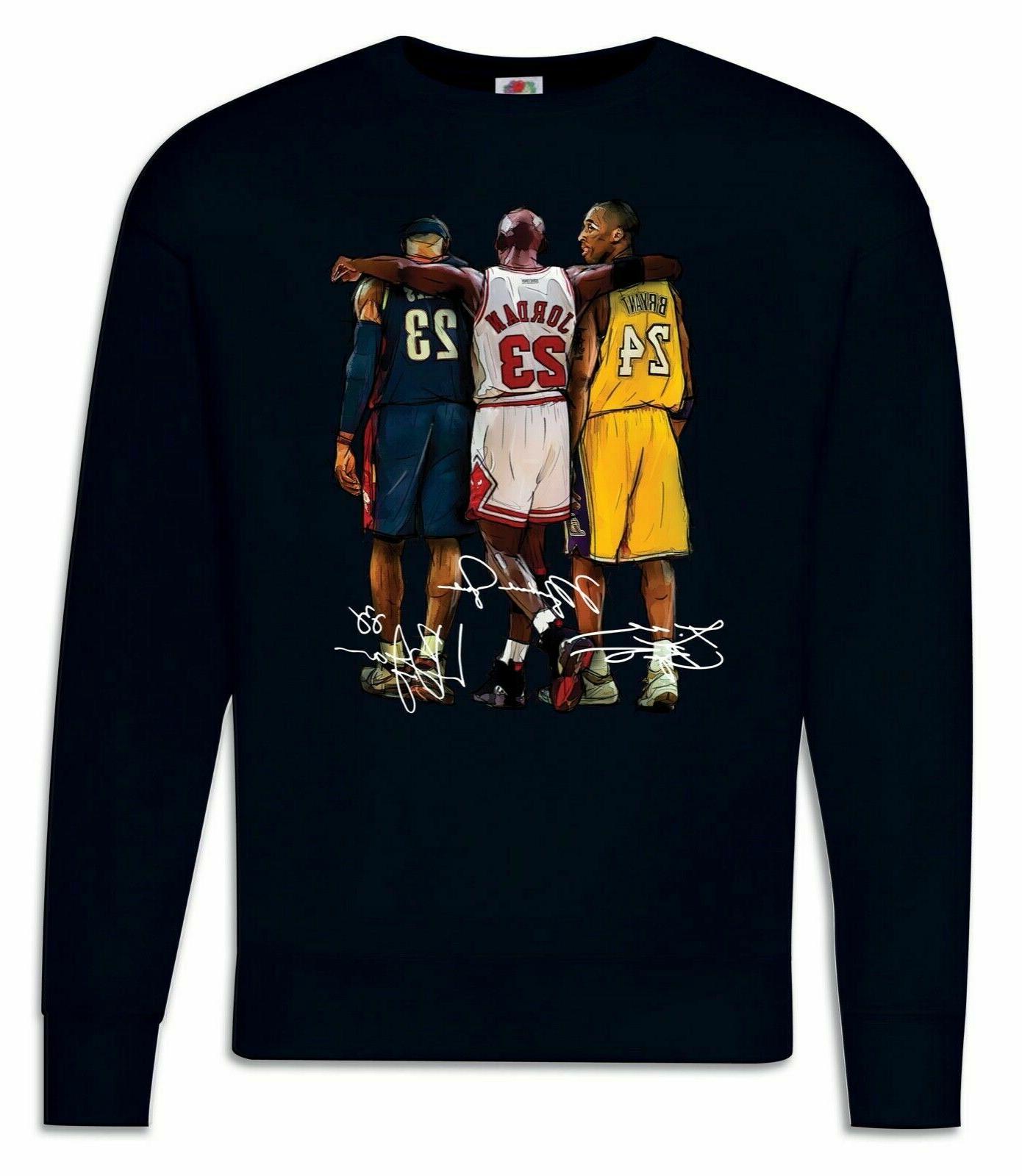 felpa basket nba campioni michael jordan lebron