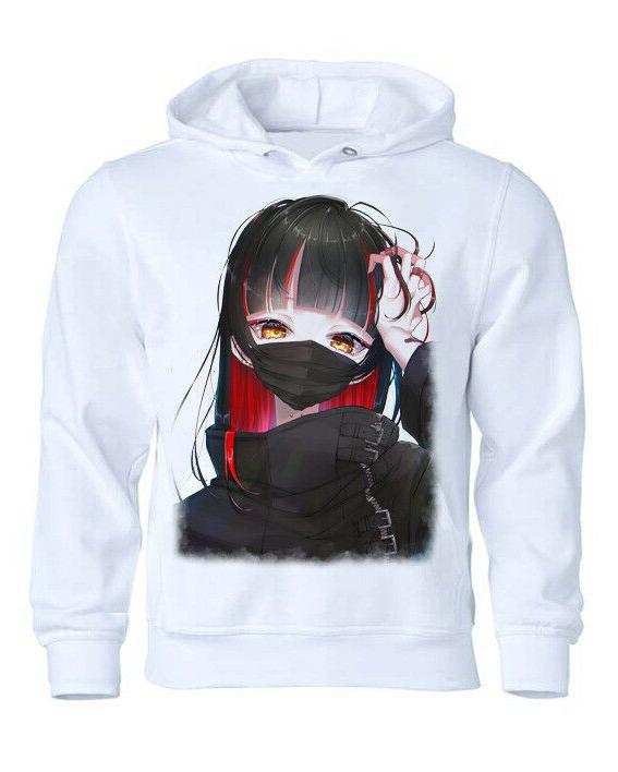 felpa bianca anime manga fumetti maglia giappone