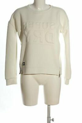 felpa bianco stile casual donna taglia it
