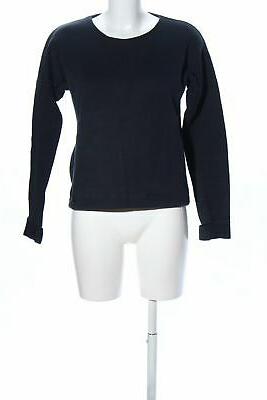felpa blu stile casual donna taglia it