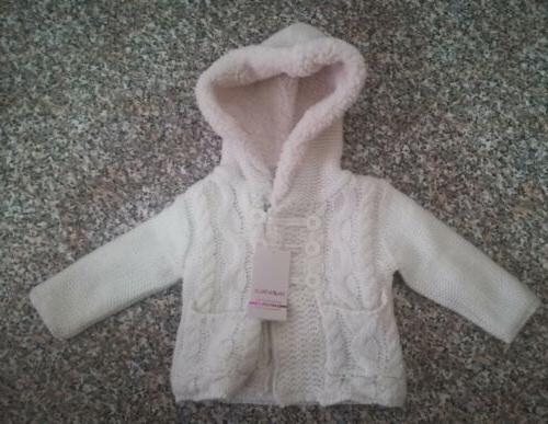 felpa cappotto sz 3 6 mesi nuova