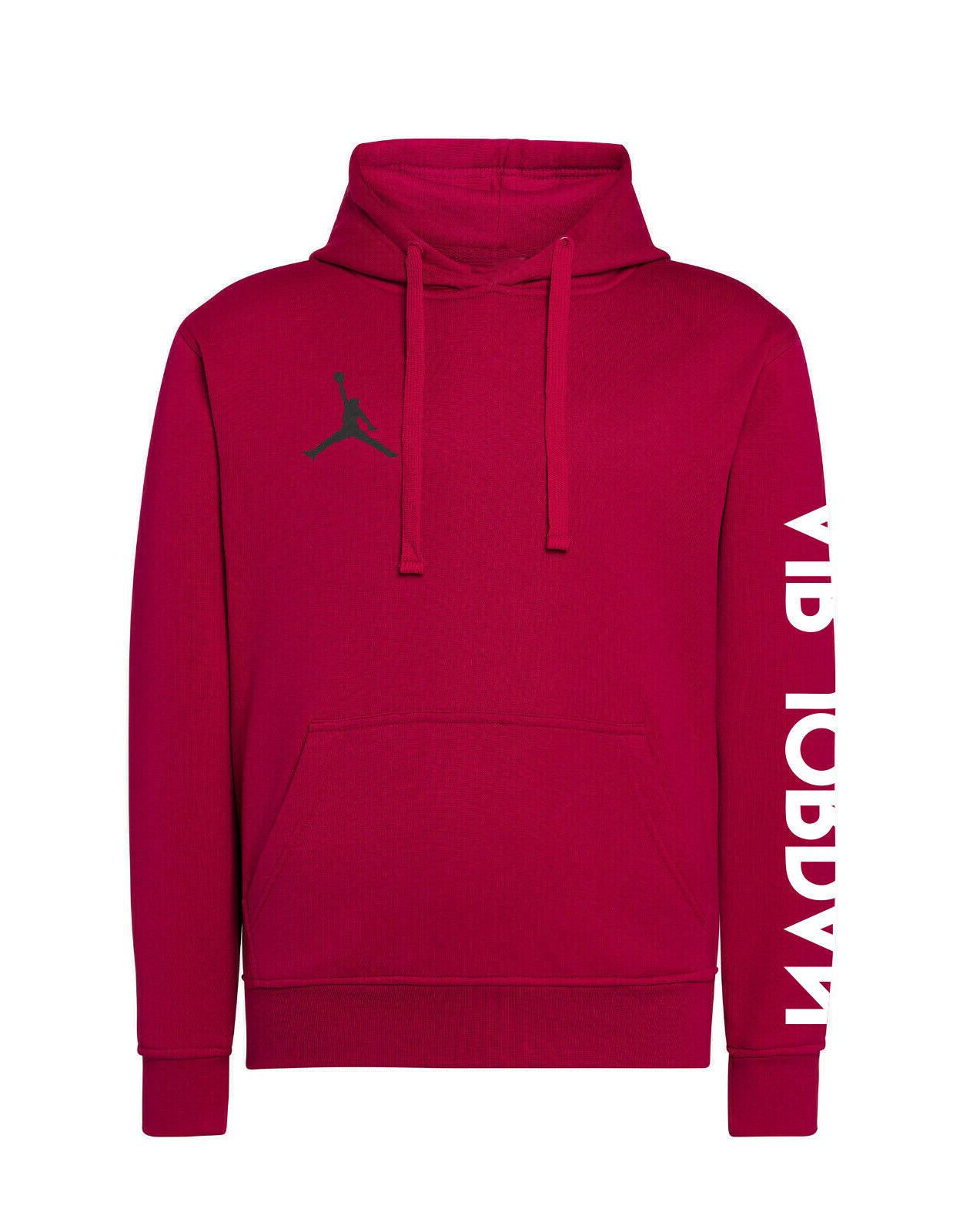 felpa cappuccio air jordan ricamo s m