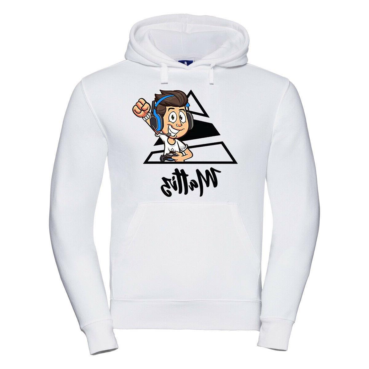 felpa cappuccio fumetto youtuber mattiz ninna e