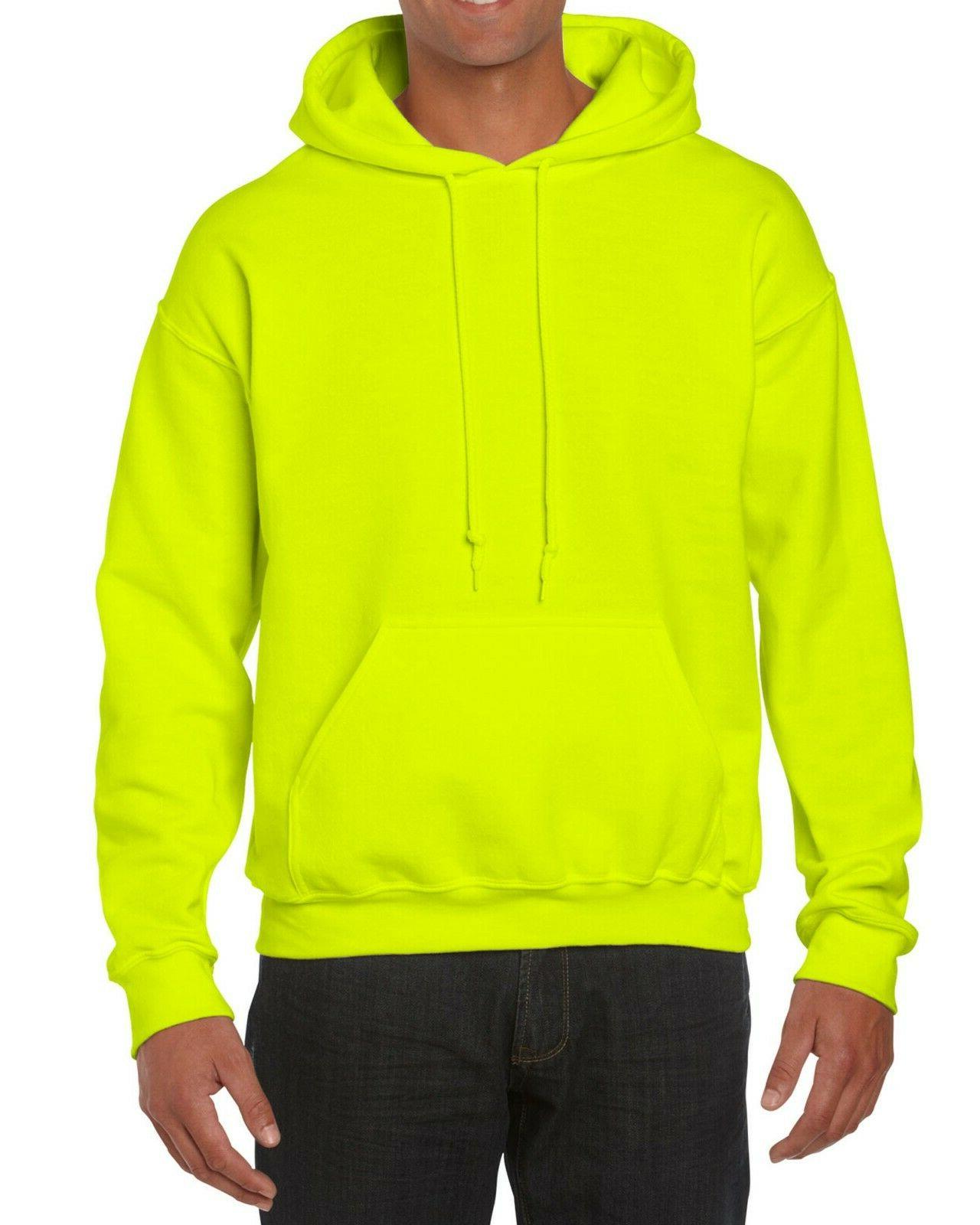 felpa cappuccio unisex heavy blend colori fluo