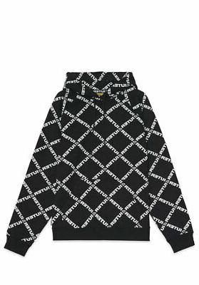 felpa cappuccio uomo diamond hoodie black
