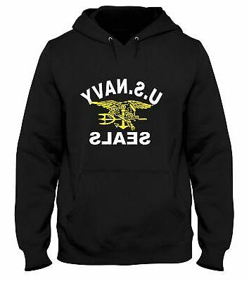 felpa cappuccio uomo nera oldeng00705 us navy