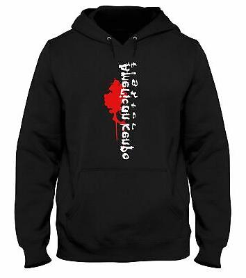 felpa cappuccio uomo nera tam0004 american kenpo