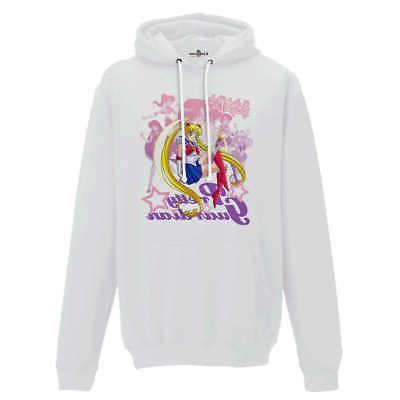felpa cappuccio uomo sailor warrior moon guardian