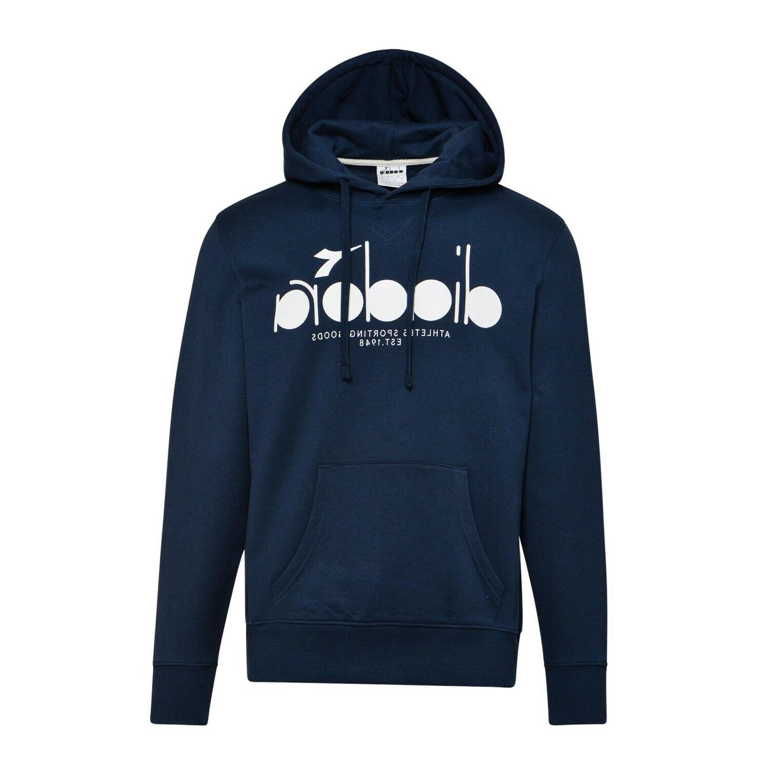 felpa cappuccio uomo sport hoodie 5palle cotone