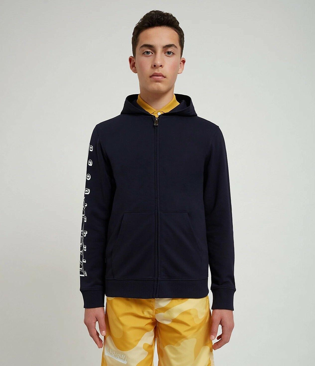 felpa cappuccio zip k boli bambino prim