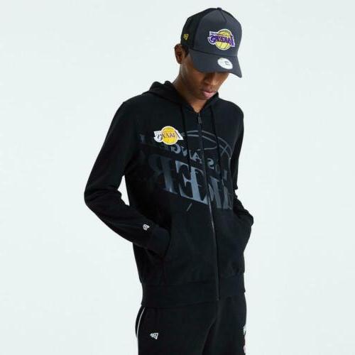 felpa cappuccio zip lakers 12485690