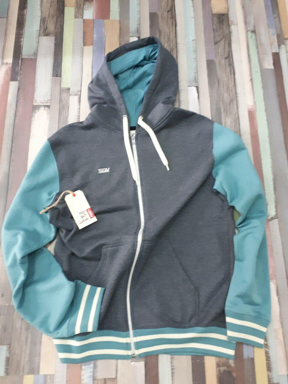 felpa con cappucci e zip mod classic