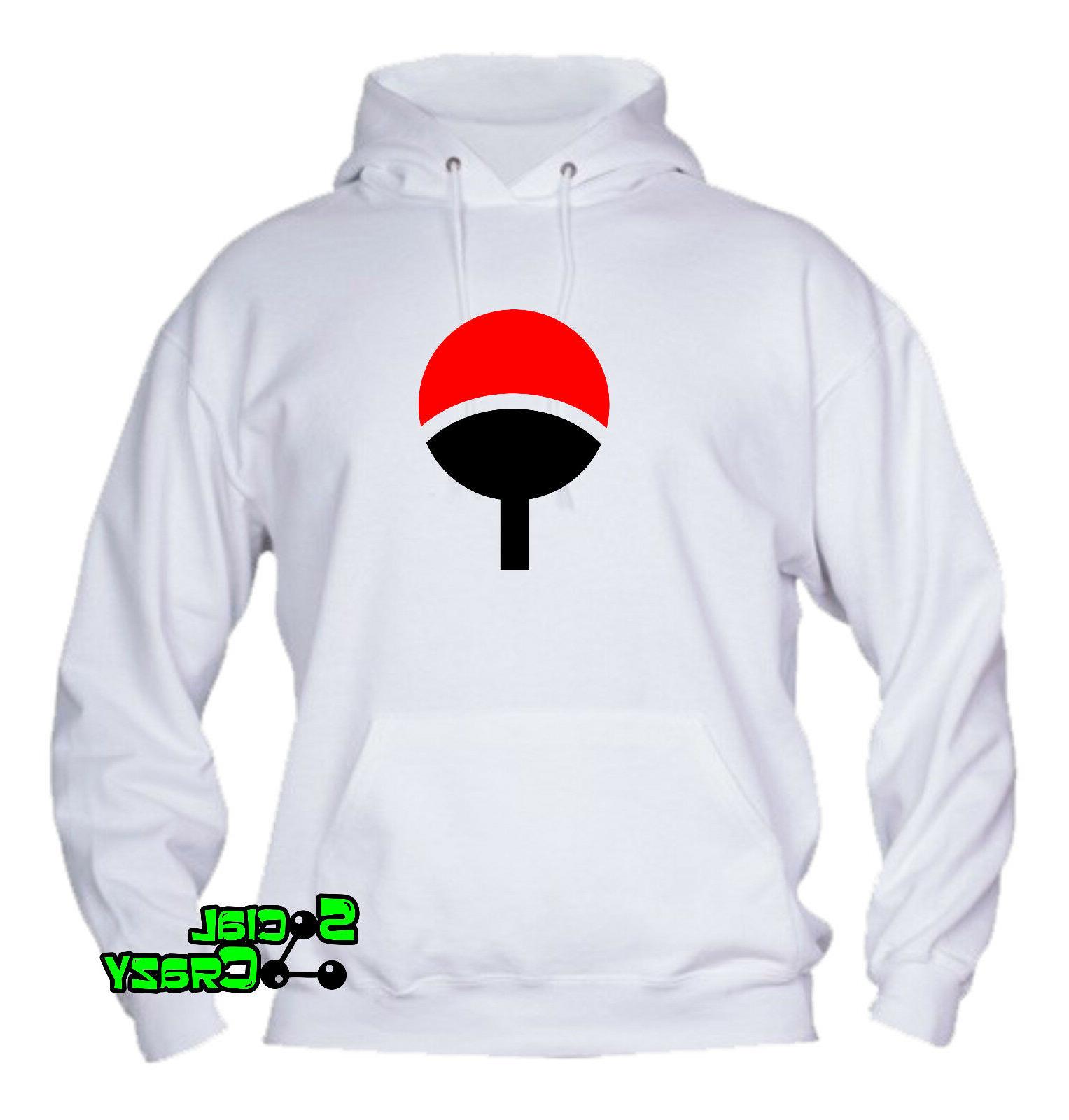 felpa con cappuccio bambino ragazzo naruto uchiha