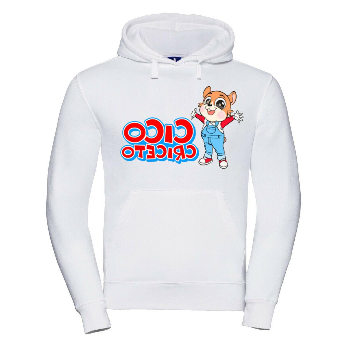 felpa con cappuccio cico criceto bambino bambina