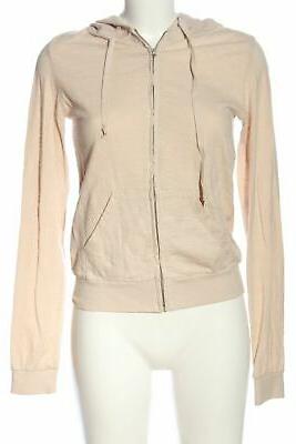 felpa con cappuccio crema puntinato stile casual