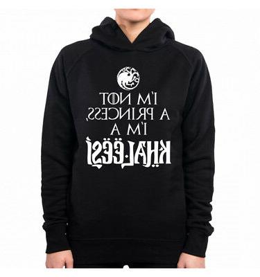 felpa con cappuccio donna khaleesi games of