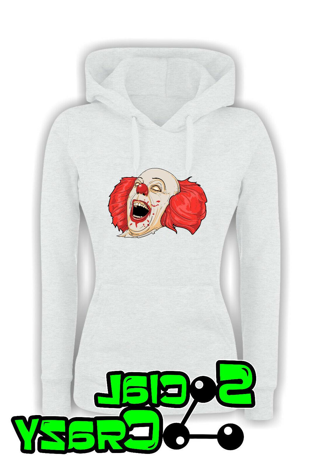 felpa con cappuccio donna pennywise