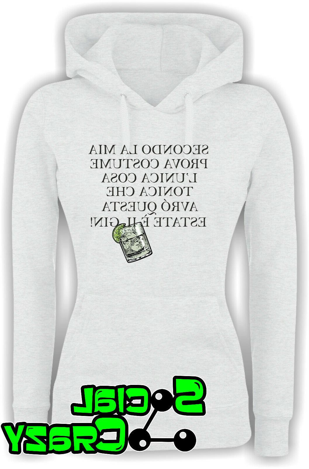 felpa con cappuccio donna prova costume