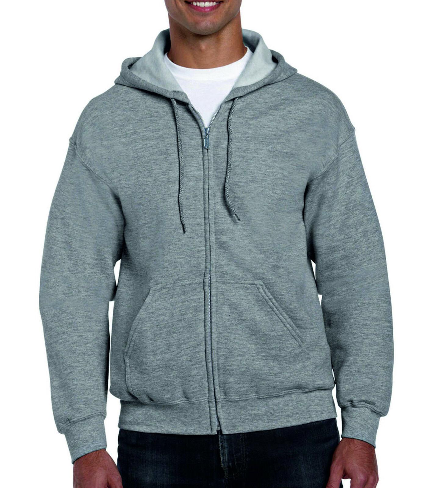 felpa con cappuccio e zip inverno grigio