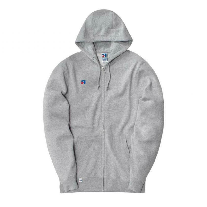 felpa con cappuccio e zip mod through