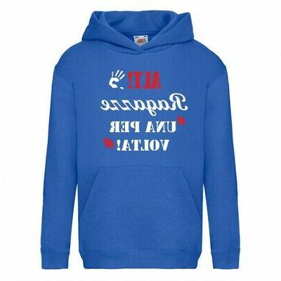 felpa con cappuccio felpata bimbo alt ragazze