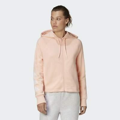 felpa con cappuccio full zip donna stacked