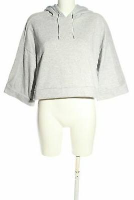 felpa con cappuccio grigio chiaro puntinato stile